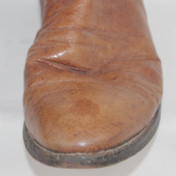 Justin #3021 Cognac Smooth Ostrich Cowboy Western Boots Men\'s Size 9 D 9D main image 4